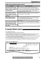 Preview for 61 page of Panasonic KX-FP81 Operating Instructions Manual