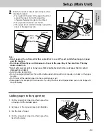 Предварительный просмотр 25 страницы Panasonic KX-FPC141 Operating Instructions Manual