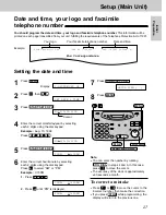 Предварительный просмотр 27 страницы Panasonic KX-FPC141 Operating Instructions Manual