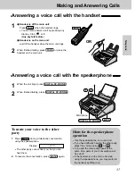 Предварительный просмотр 37 страницы Panasonic KX-FPC141 Operating Instructions Manual