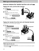 Предварительный просмотр 38 страницы Panasonic KX-FPC141 Operating Instructions Manual