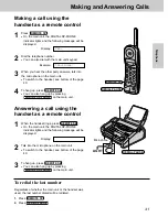 Предварительный просмотр 41 страницы Panasonic KX-FPC141 Operating Instructions Manual