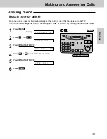 Предварительный просмотр 43 страницы Panasonic KX-FPC141 Operating Instructions Manual