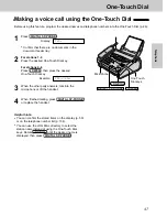 Предварительный просмотр 47 страницы Panasonic KX-FPC141 Operating Instructions Manual