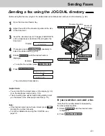 Предварительный просмотр 61 страницы Panasonic KX-FPC141 Operating Instructions Manual