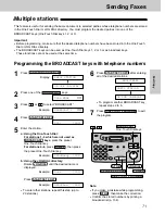 Предварительный просмотр 71 страницы Panasonic KX-FPC141 Operating Instructions Manual