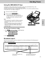 Предварительный просмотр 73 страницы Panasonic KX-FPC141 Operating Instructions Manual