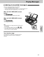 Предварительный просмотр 101 страницы Panasonic KX-FPC141 Operating Instructions Manual