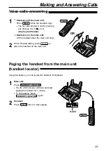 Предварительный просмотр 25 страницы Panasonic KX-FPC91 Operating Instructions Manual