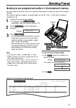 Предварительный просмотр 41 страницы Panasonic KX-FPC91 Operating Instructions Manual