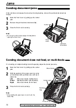 Предварительный просмотр 70 страницы Panasonic KX-FPC91 Operating Instructions Manual