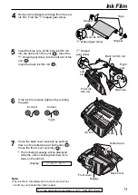 Предварительный просмотр 73 страницы Panasonic KX-FPC91 Operating Instructions Manual