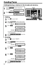 Предварительный просмотр 56 страницы Panasonic KX-FPC95 Operating Instructions Manual