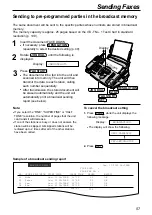 Предварительный просмотр 57 страницы Panasonic KX-FPC95 Operating Instructions Manual