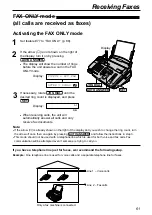 Предварительный просмотр 61 страницы Panasonic KX-FPC95 Operating Instructions Manual