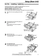 Preview for 11 page of Panasonic KX-FPG175 Operating Instructions Manual