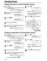 Preview for 42 page of Panasonic KX-FPG175 Operating Instructions Manual