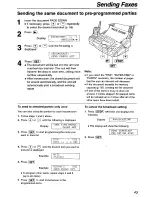 Preview for 43 page of Panasonic KX-FPG175 Operating Instructions Manual