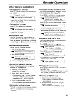 Preview for 61 page of Panasonic KX-FPG175 Operating Instructions Manual