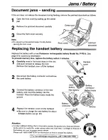 Preview for 85 page of Panasonic KX-FPG175 Operating Instructions Manual