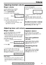 Preview for 21 page of Panasonic KX-FPG176 Operating Instructions Manual