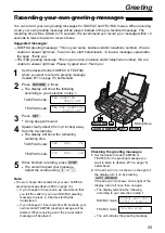 Preview for 55 page of Panasonic KX-FPG176 Operating Instructions Manual