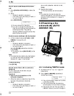 Preview for 56 page of Panasonic KX-FPG381 Operating Instructions Manual