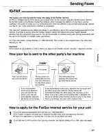 Preview for 63 page of Panasonic KX-FPW111 Operating Instructions Manual