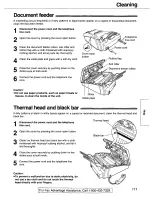 Preview for 111 page of Panasonic KX-FPW111 Operating Instructions Manual