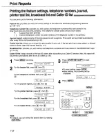 Preview for 112 page of Panasonic KX-FPW111 Operating Instructions Manual