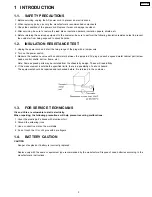 Предварительный просмотр 3 страницы Panasonic KX-FT21RS Serivce Manual