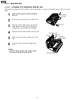 Предварительный просмотр 16 страницы Panasonic KX-FT21RS Serivce Manual