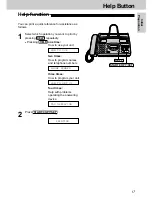 Preview for 17 page of Panasonic KX-FT25HG Operating Instructions Manual