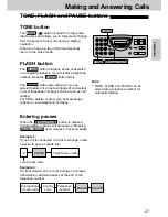 Preview for 27 page of Panasonic KX-FT25HG Operating Instructions Manual