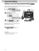 Preview for 30 page of Panasonic KX-FT25HG Operating Instructions Manual