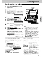 Preview for 33 page of Panasonic KX-FT25HG Operating Instructions Manual