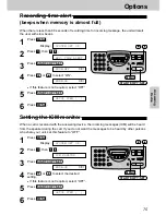 Preview for 75 page of Panasonic KX-FT25HG Operating Instructions Manual