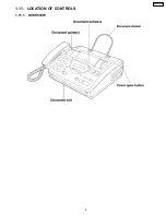 Предварительный просмотр 9 страницы Panasonic KX-FT25LA Service Manual