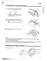 Предварительный просмотр 19 страницы Panasonic KX-FT37NZ Operating Instructions Manual