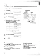 Предварительный просмотр 22 страницы Panasonic KX-FT37NZ Operating Instructions Manual