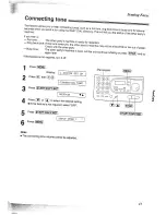 Предварительный просмотр 41 страницы Panasonic KX-FT37NZ Operating Instructions Manual