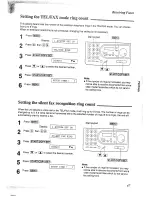 Предварительный просмотр 47 страницы Panasonic KX-FT37NZ Operating Instructions Manual