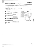 Предварительный просмотр 49 страницы Panasonic KX-FT37NZ Operating Instructions Manual