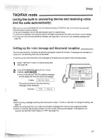 Предварительный просмотр 57 страницы Panasonic KX-FT37NZ Operating Instructions Manual