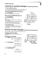 Предварительный просмотр 62 страницы Panasonic KX-FT37NZ Operating Instructions Manual