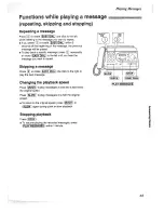 Предварительный просмотр 63 страницы Panasonic KX-FT37NZ Operating Instructions Manual