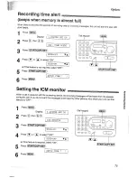 Предварительный просмотр 75 страницы Panasonic KX-FT37NZ Operating Instructions Manual