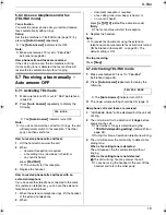 Preview for 19 page of Panasonic KX-FT502ML Operating Instructions Manual