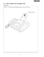 Предварительный просмотр 95 страницы Panasonic KX-FT63BX Service Manual