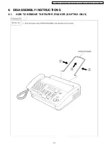 Предварительный просмотр 25 страницы Panasonic KX-FT901CX-B Service Manual